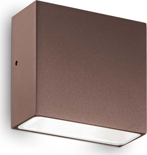 Applique-classica-Ideal-Lux-TETRIS-1-AP1-213323-G9-LED-IP44-alluminio-lampada-parete-monoemissione