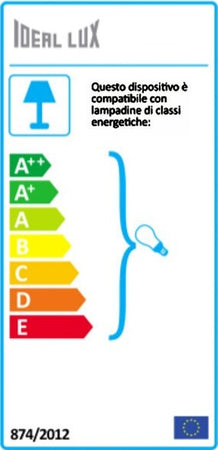 Applique-classica-Ideal-Lux-TRIUMPH-160214-AP1-E27-LED-orientabile-metallo-lampada-parete