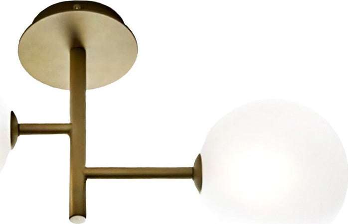 Applique-classica-Illuminando-BOLLE-AP-2-OR-G9-LED-metallo-vetro-lampada-soffitto-parete