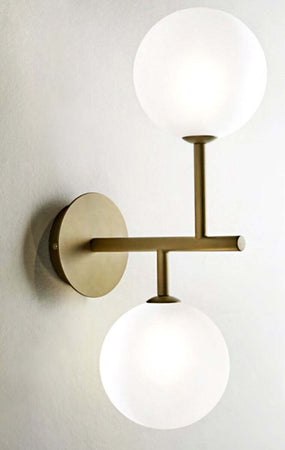 Applique-classica-Illuminando-BOLLE-AP-2-OR-G9-LED-metallo-vetro-lampada-soffitto-parete