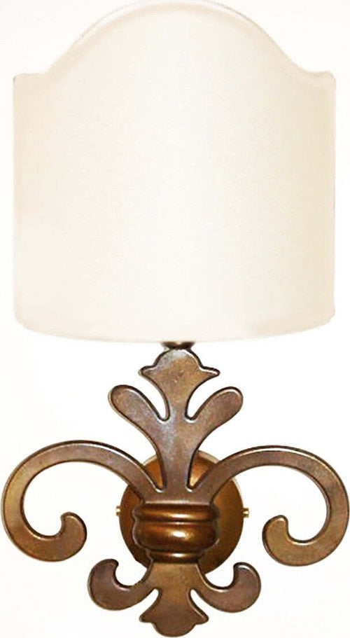 Applique-classica-Lampadari-Bartalini-SILVY-AP1-OV-E14-LED-ottone-tessuto-lampada-parete