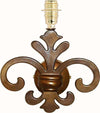 Applique-classica-Lampadari-Bartalini-SILVY-AP1-OV-E14-LED-ottone-tessuto-lampada-parete