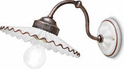 Applique-Classica-L'Aquila-Metallo-Ceramica-Nero-Sfumato-Rame-1-Luce-E27