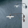 Applique-Classica-L'Aquila-Metallo-E-Ceramica-Nero-Sfumato-Rame-1-Luce-E27