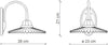 Applique-Classica-L'Aquila-Ottone-E-Ceramica-Decorato-Filo-Marrone-1-Luce-E27