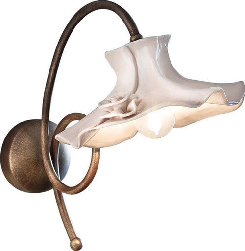 Applique-Classica-Lecco-Metallo-E-Ceramica-Ruggine-Decorato-1-Luce-E14
