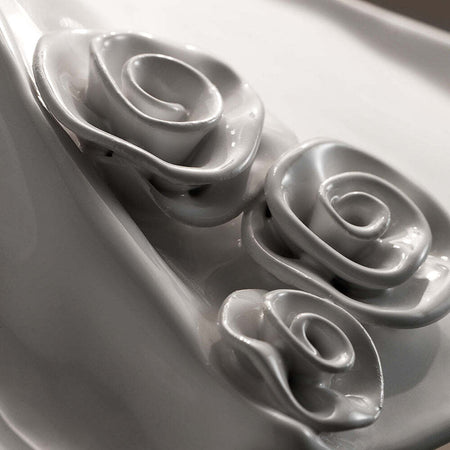 Applique-Classica-Lecco-Metallo-E-Ceramica-Ruggine-Decorato-2-Luci-E14