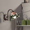 Applique-Classica-Napoli-Metallo-E-Ceramica-Nero-Sfumato-Rame-1-Luce-E14