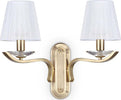 Applique-Classica-Pegaso-Metallo-Ottone-2-Luci-E14