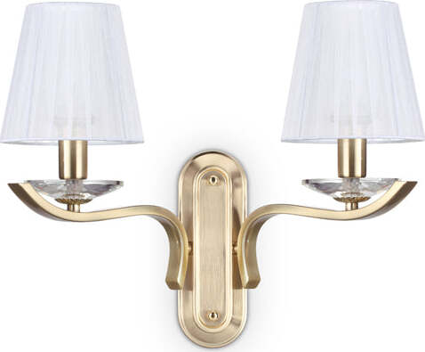 Applique-Classica-Pegaso-Metallo-Ottone-2-Luci-E14