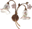 Applique-Classica-Pisa-Metallo-E-Ceramica-Ruggine-Sfumato-Oro-2-Luci-E14