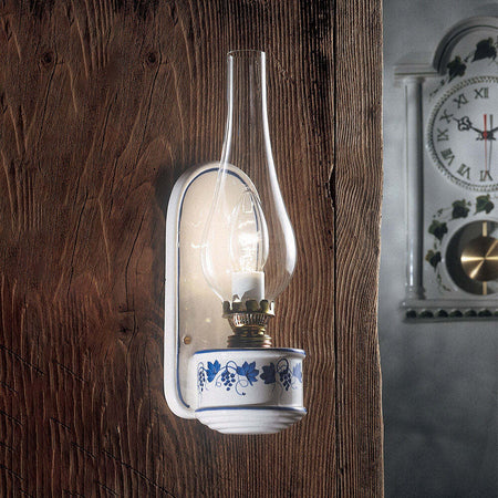 Applique-Classica-Pompei-Ceramica-E-Ottone-Satinato-Decorato-1-Luce-E14