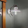 Applique-Classica-Roma-Metallo-E-Ceramica-Nero-Sfumato-Rame-1-Luce-E27