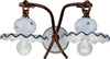 Applique-Classica-Roma-Metallo-E-Ceramica-Nero-Sfumato-Rame-2-Luci-E14