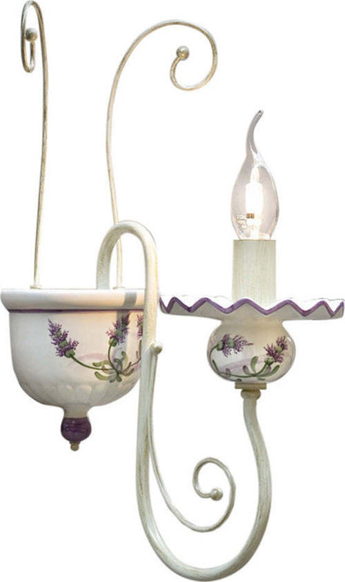 Applique-Classica-Sanremo-Metallo-E-Ceramica-Bianco-Sfumato-Oro-1-Luce-E14