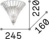 Applique-Classica-Santa-Vetro-Trasparente-1-Luce-E14-Small