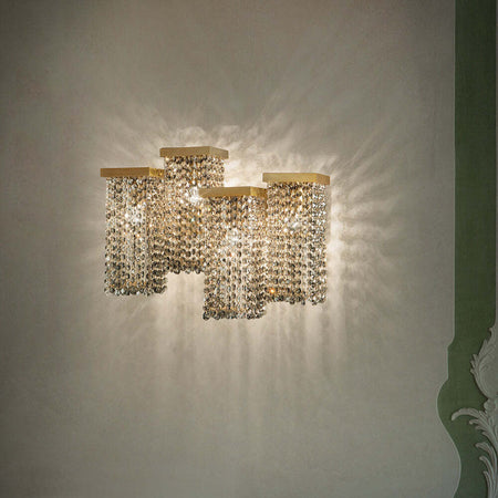 Applique-Classica-Skyline-Metallo-Ottone-Cristallo-4-Luci