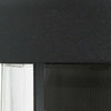 Applique-Classica-Toronto-Acciaio-Nero-Vetro-Trasparente-1-Luce-E27
