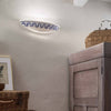 Applique-Classica-Trieste-Bianco-Decorato-Filo-Marrone-2-Luci-E14