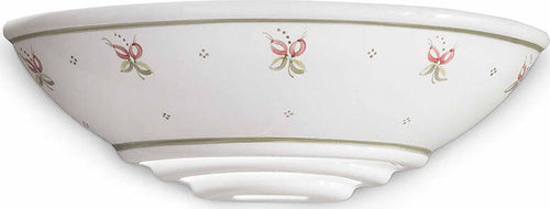 Applique-Classica-Trieste-Bianco-Decorato-Filo-Verde-1-Luce-E27