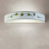 Applique-Classica-Trieste-Bianco-Decorato-Filo-Verde-Prato-1-Luce-R7S