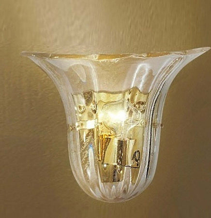 Applique-classico-Due-P-illuminazione-2320-AP-E27-LED-vetro-soffiato-cristallo-oro-lampada-parete