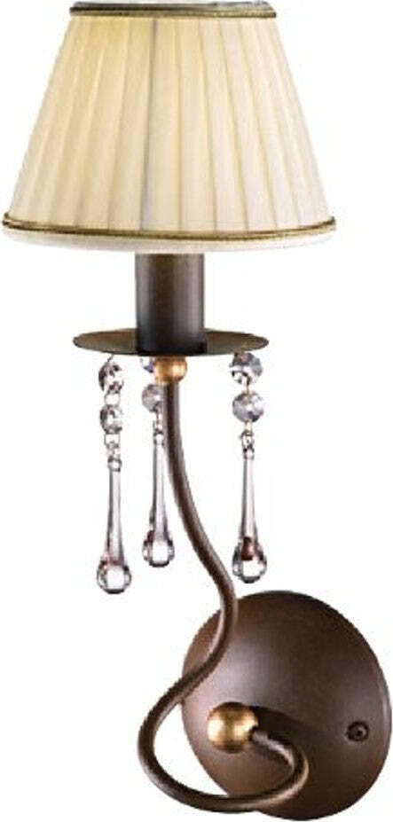 Applique-classico-FALB-illuminazione-ATHENE-AH30-E14-LED-metallo-tessuto-lampada-parete