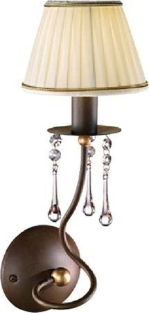 Applique-classico-FALB-illuminazione-ATHENE-AH30-E14-LED-metallo-tessuto-lampada-parete