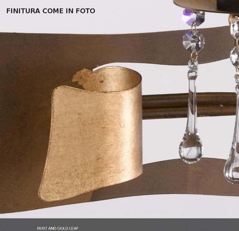 Applique-classico-FALB-illuminazione-ATHENE-AH30-E14-LED-metallo-tessuto-lampada-parete