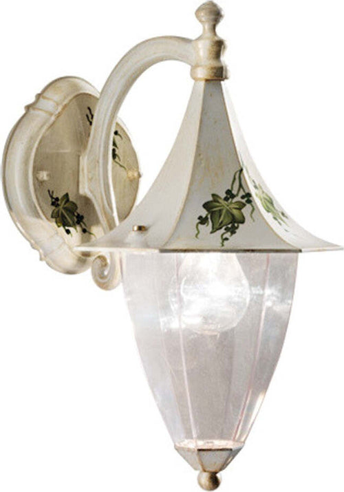 Applique-classico-Ferroluce-AREZZO-A600-AP-E27-LED-alluminio-lampada-parete