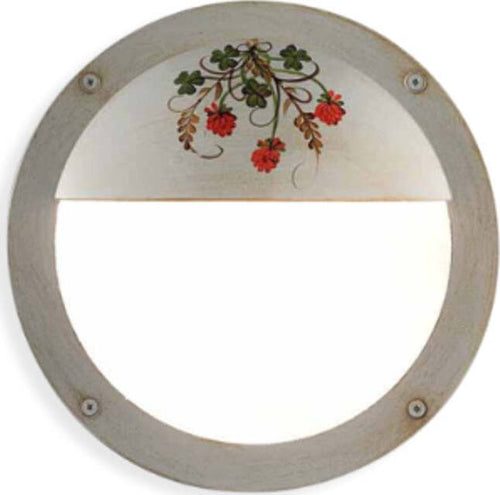 Applique-classico-Ferroluce-BRINDISI-A501-AP-E27-LED-alluminio-lampada-parete