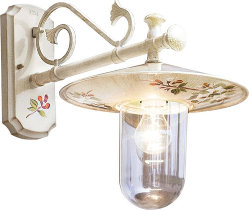 Applique-Classico-Ferroluce-GENOVA-A400-AP-E27-LED-alluminio-lampada-parete