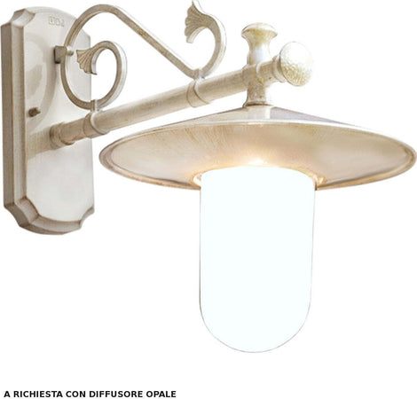 Applique-Classico-Ferroluce-GENOVA-A400-AP-E27-LED-alluminio-lampada-parete