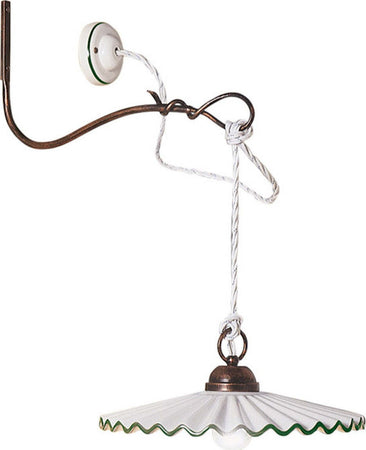 Applique-classico-Ferroluce-L'AQUILA-C661-E27-LED-ceramica-metallo-lampada-parete-braccio