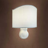 Applique-classico-Ferroluce-TRIESTE-C430-E14-LED-ceramica-tessuto-lampada-parete