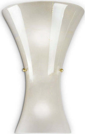 Applique-classico-Flami-DAPHNE-6088-AGS-E14-LED-vetro-soffiato-lampada-parete