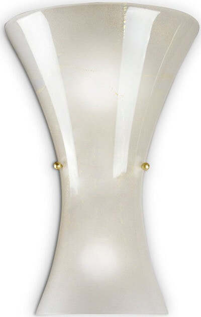 Applique-classico-Flami-DAPHNE-6088-AGS-E14-LED-vetro-soffiato-lampada-parete