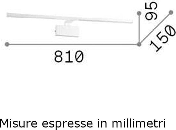 Applique-classico-Ideal-Lux-ALMA-BIG-225005-LED-metallo-lampada-parete