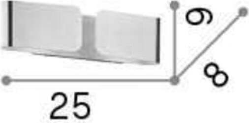 Applique-classico-Ideal-Lux-CLIP-AP2-MINI-170923-091129-G9-LED-metallo-biemissione-lampada-parete