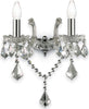 Applique-classico-Ideal-Lux-FLORIAN-AP2-CROMO-035642-E14-LED-cristallo-lampada-parete