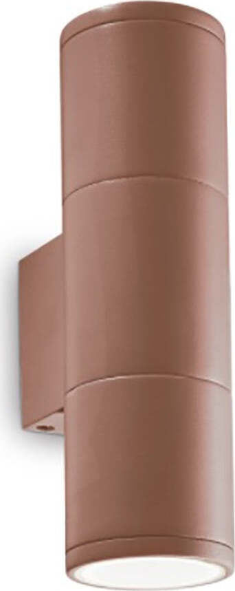 Applique-classico-Ideal-Lux-GUN-AP2-SMALL-163635-GU10-LED-alluminio-lampada-parete-biemissione