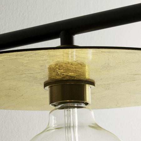 Applique-classico-Illuminando-PUB-AP190°PUBNR+DISCO30FO-E27-LED-metallo-lampada-parete