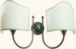 Applique-classico-Lampadari-Bartalini-ALKI-A2-E27-LED-ottone-tessuto-lampada-parete