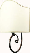 Applique-classico-Lampadari-Bartalini-LEO-G-AP1-OV-E27-LED-tessuto-ottone-lampada-parete