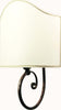 Applique-classico-Lampadari-Bartalini-LEO-G-AP1-OV-E27-LED-tessuto-ottone-lampada-parete