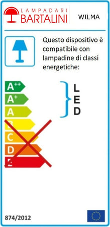 Applique-classico-Lampadari-Bartalini-WILMA-AP-E27-LED-ottone-rame-tessuto-lampada-parete