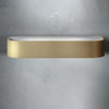Applique-classico-Promoingross-HANDLES-A22-MG-LED-metallo-oro-lampada-parete-monoemissione