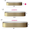 Applique-classico-Promoingross-HANDLES-A22-MG-LED-metallo-oro-lampada-parete-monoemissione