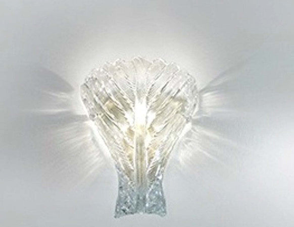 Applique-classico-Sylcom-LOREDAN-1401-E27-LED-vetro-murano-lampada-parete