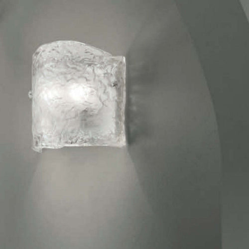 Applique-classico-Sylcom-ORSEOLO-215-B-CO-E27-LED-vetro-murano-lampada-parete